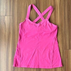 Lululemon Women's Pink Strappy Top